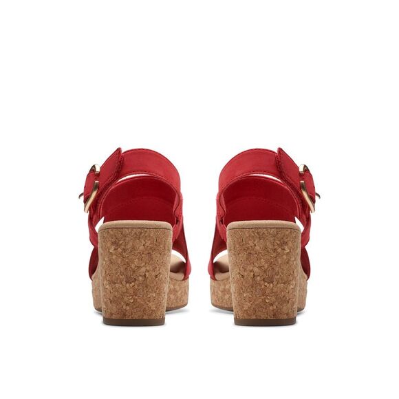 Clarks Womens Giselle Rose Red Shoes (NWT) - Picture 5 of 6